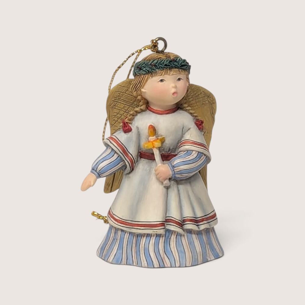 1998 Lang and Wise Joyful Angel Sherri Buck Baldwin Ornament
